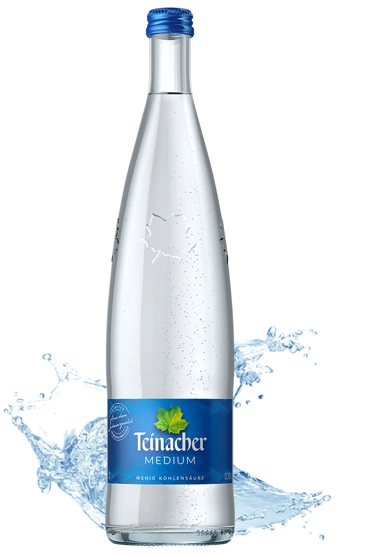 Glasflasche 0,75 L Teinacher Genuss Limonade Zitrone