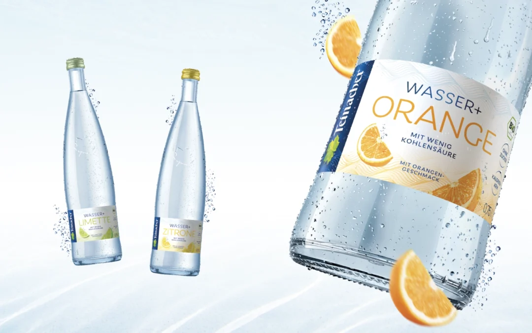 Teinacher Wasser+: das kalorienarme aromatisierte Wasser für deinen Alltag.