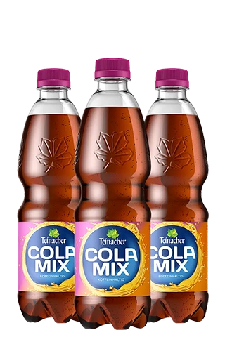 Mehrere Teinacher Cola Mix 0,5 L PET Flaschen