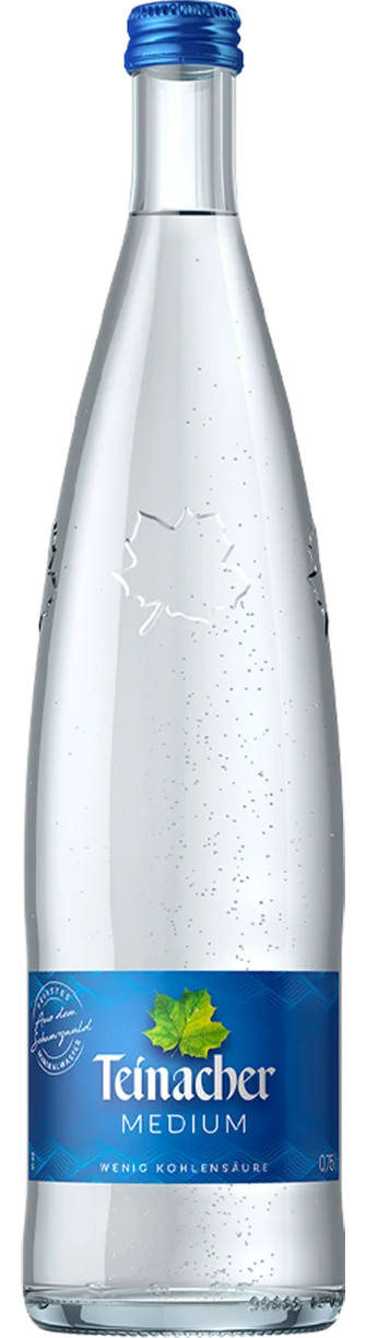 Teinacher Mineralwasser Medium Genussflasche 0,75 L