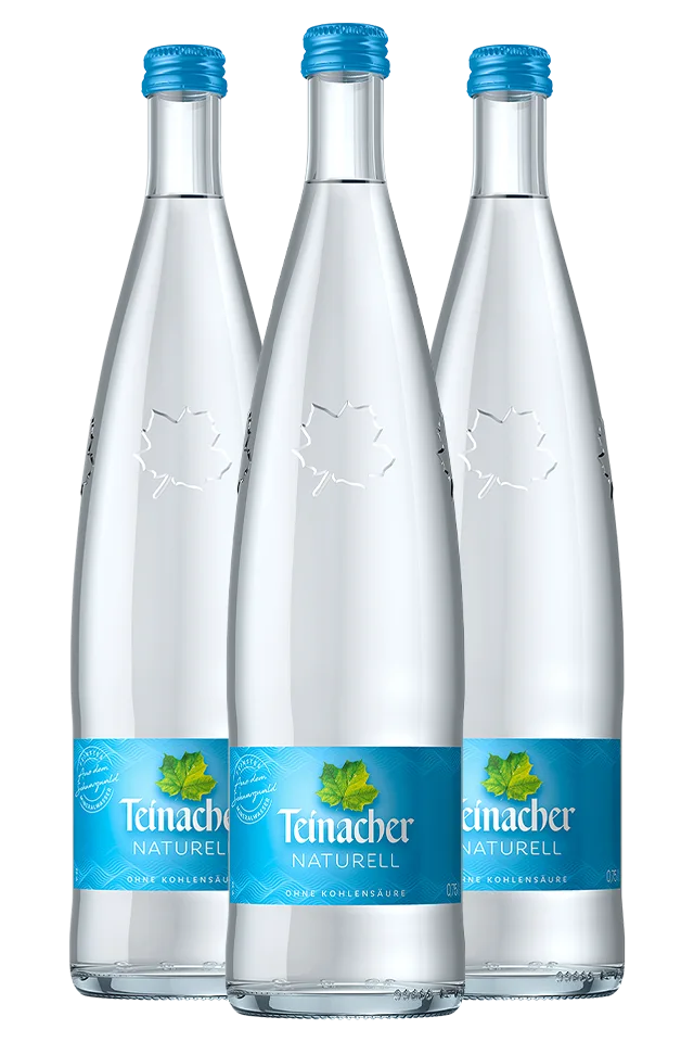 Mehrere Teinacher Mineralwasser Naturell Genussflaschen 0,75 L