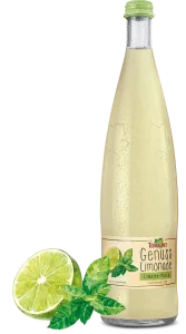 teinacher_genuss_sortiment_limette_minze_frucht_und_flasche